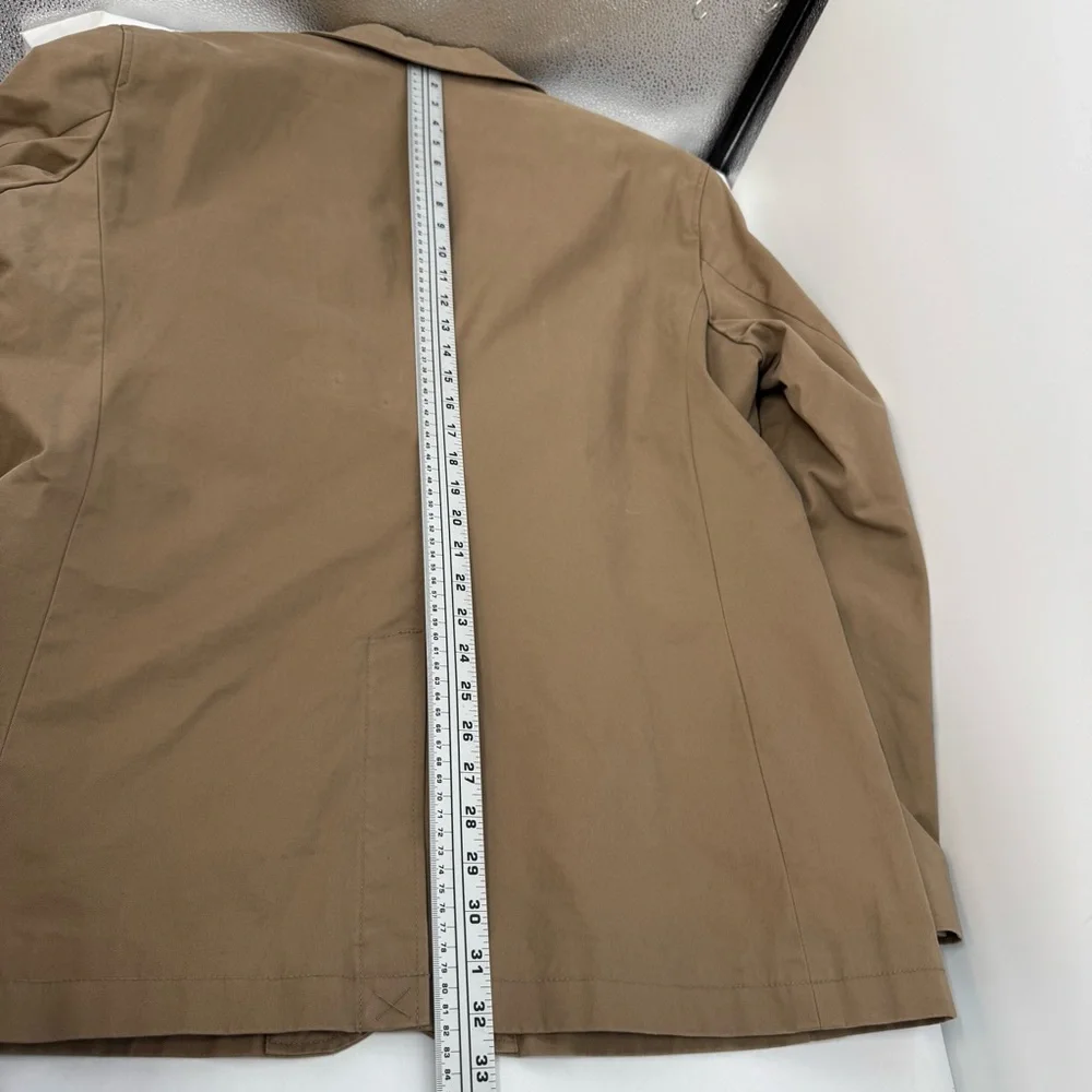 NWD Eddie Bauer Blazer Sport Coat Mens L Casual Acorn Cotton